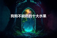 狗狗不能吃的十大水果（狗狗不能吃的20种水果有哪些）